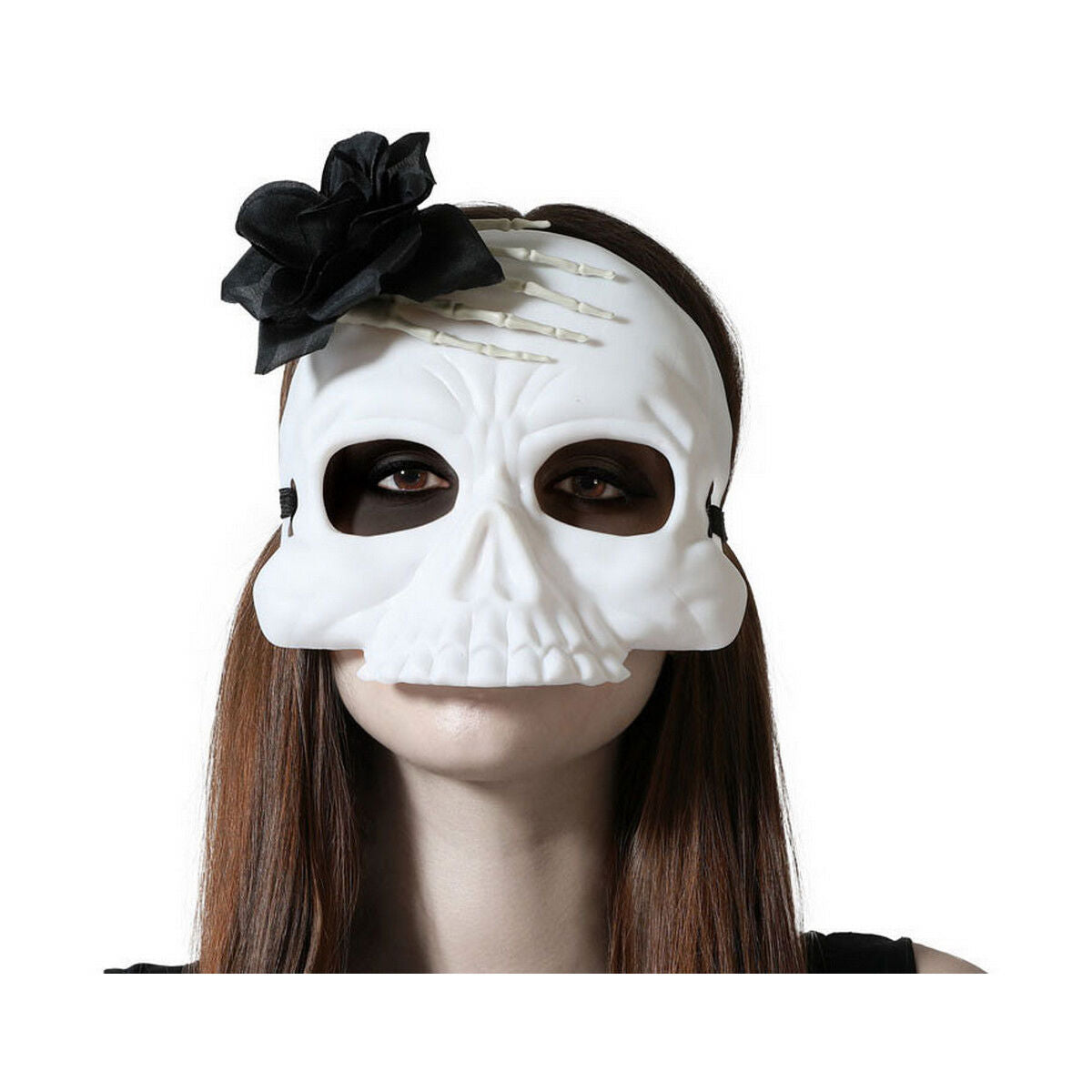 Masque de squelette Halloween réaliste pour adulte